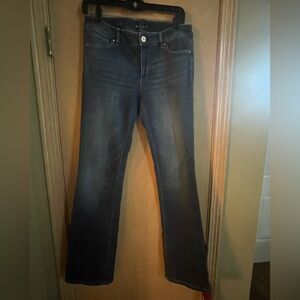 White House Black Market Dark Blue Flare Jeans
